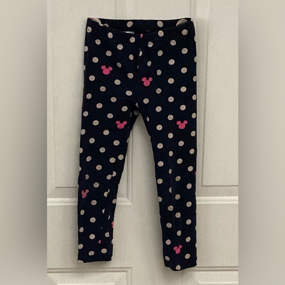 🔵🎀🔵GAP Kids Leggings - Navy Blue with Mouse ears and Polka Dots